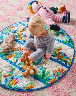 Change Mats|Play Mats*Kip&Co Quilted Baby Play Mat Dino Safari