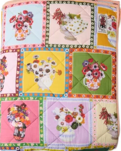 Comforters*Kip&Co x Margaret Preston Margaret's Vase Organic Cotton Quilted Bedspread