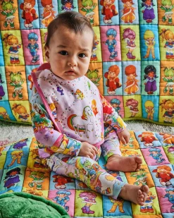 Bibs*Kip&Co x Rainbow Brite Organic Cotton Bib Star Shower