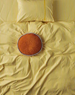 Fitted Sheets|Fitted Sheets*Kip&Co Organic Cotton Fitted Sheet Limoncello Stripe